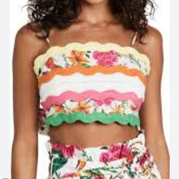 Farm Rio Wrap Top - Picture 1 of 8